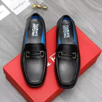 Cheap Salvatore Ferragamo Leather Shoes For Men #1288847 Replica Wholesale [$92.00 USD] [ITEM#1288847] on Replica Salvatore Ferragamo Leather Shoes