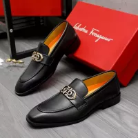 Cheap Salvatore Ferragamo Leather Shoes For Men #1288849 Replica Wholesale [$92.00 USD] [ITEM#1288849] on Replica Salvatore Ferragamo Leather Shoes