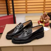 Cheap Salvatore Ferragamo Leather Shoes For Men #1288852 Replica Wholesale [$96.00 USD] [ITEM#1288852] on Replica Salvatore Ferragamo Leather Shoes