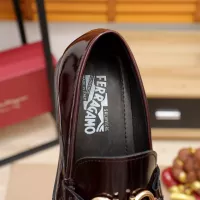 Cheap Salvatore Ferragamo Leather Shoes For Men #1288853 Replica Wholesale [$100.00 USD] [ITEM#1288853] on Replica Salvatore Ferragamo Leather Shoes