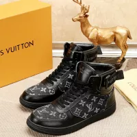 Cheap Louis Vuitton High Tops Shoes For Men #1289177 Replica Wholesale [$76.00 USD] [ITEM#1289177] on Replica Louis Vuitton High Tops Shoes