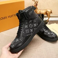 Cheap Louis Vuitton High Tops Shoes For Men #1289177 Replica Wholesale [$76.00 USD] [ITEM#1289177] on Replica Louis Vuitton High Tops Shoes