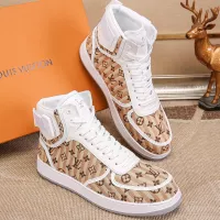 Cheap Louis Vuitton High Tops Shoes For Men #1289179 Replica Wholesale [$76.00 USD] [ITEM#1289179] on Replica Louis Vuitton High Tops Shoes