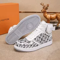 Cheap Louis Vuitton High Tops Shoes For Men #1289180 Replica Wholesale [$76.00 USD] [ITEM#1289180] on Replica Louis Vuitton High Tops Shoes