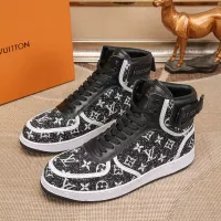 Cheap Louis Vuitton High Tops Shoes For Men #1289182 Replica Wholesale [$76.00 USD] [ITEM#1289182] on Replica Louis Vuitton High Tops Shoes