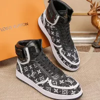 Cheap Louis Vuitton High Tops Shoes For Men #1289182 Replica Wholesale [$76.00 USD] [ITEM#1289182] on Replica Louis Vuitton High Tops Shoes