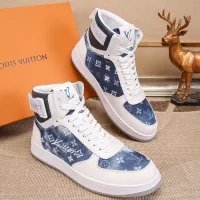 Cheap Louis Vuitton High Tops Shoes For Men #1289188 Replica Wholesale [$80.00 USD] [ITEM#1289188] on Replica Louis Vuitton High Tops Shoes