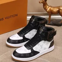 Cheap Louis Vuitton High Tops Shoes For Men #1289192 Replica Wholesale [$76.00 USD] [ITEM#1289192] on Replica Louis Vuitton High Tops Shoes