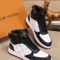 Cheap Louis Vuitton High Tops Shoes For Men #1289192 Replica Wholesale [$76.00 USD] [ITEM#1289192] on Replica Louis Vuitton High Tops Shoes