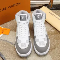 Cheap Louis Vuitton High Tops Shoes For Men #1289194 Replica Wholesale [$80.00 USD] [ITEM#1289194] on Replica Louis Vuitton High Tops Shoes