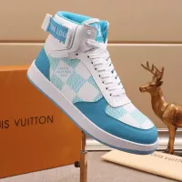 Cheap Louis Vuitton High Tops Shoes For Men #1289195 Replica Wholesale [$80.00 USD] [ITEM#1289195] on Replica Louis Vuitton High Tops Shoes