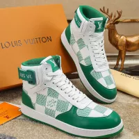 Cheap Louis Vuitton High Tops Shoes For Men #1289196 Replica Wholesale [$80.00 USD] [ITEM#1289196] on Replica Louis Vuitton High Tops Shoes