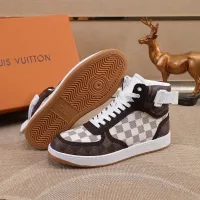 Cheap Louis Vuitton High Tops Shoes For Men #1289198 Replica Wholesale [$76.00 USD] [ITEM#1289198] on Replica Louis Vuitton High Tops Shoes