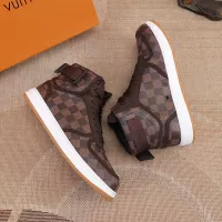 Cheap Louis Vuitton High Tops Shoes For Men #1289199 Replica Wholesale [$76.00 USD] [ITEM#1289199] on Replica Louis Vuitton High Tops Shoes