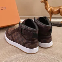 Cheap Louis Vuitton High Tops Shoes For Men #1289199 Replica Wholesale [$76.00 USD] [ITEM#1289199] on Replica Louis Vuitton High Tops Shoes