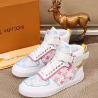 Cheap Louis Vuitton High Tops Shoes For Men #1289201 Replica Wholesale [$80.00 USD] [ITEM#1289201] on Replica Louis Vuitton High Tops Shoes