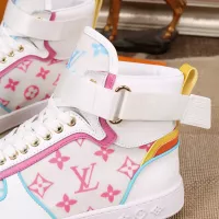 Cheap Louis Vuitton High Tops Shoes For Women #1289202 Replica Wholesale [$80.00 USD] [ITEM#1289202] on Replica Louis Vuitton High Tops Shoes