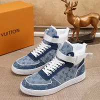 Cheap Louis Vuitton High Tops Shoes For Men #1289203 Replica Wholesale [$76.00 USD] [ITEM#1289203] on Replica Louis Vuitton High Tops Shoes