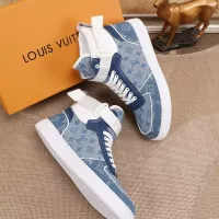 Cheap Louis Vuitton High Tops Shoes For Men #1289203 Replica Wholesale [$76.00 USD] [ITEM#1289203] on Replica Louis Vuitton High Tops Shoes