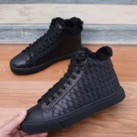 Cheap Bottega Veneta BV High Tops Shoes For Men #1289223 Replica Wholesale [$122.00 USD] [ITEM#1289223] on Replica Bottega Veneta BV High Tops Shoes