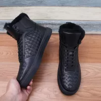 Cheap Bottega Veneta BV High Tops Shoes For Men #1289224 Replica Wholesale [$122.00 USD] [ITEM#1289224] on Replica Bottega Veneta BV High Tops Shoes