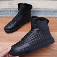 Cheap Bottega Veneta BV High Tops Shoes For Men #1289224 Replica Wholesale [$122.00 USD] [ITEM#1289224] on Replica Bottega Veneta BV High Tops Shoes