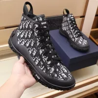 Cheap Christian Dior High Top Shoes For Men #1289227 Replica Wholesale [$102.00 USD] [ITEM#1289227] on Replica Christian Dior High Top Shoes