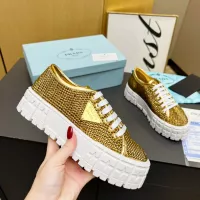 Cheap Prada Casual Shoes For Women #1289244 Replica Wholesale [$85.00 USD] [ITEM#1289244] on Replica Prada Casual Shoes