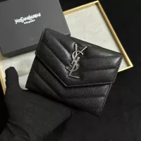 Cheap Yves Saint Laurent YSL Wallets #1289247 Replica Wholesale [$42.00 USD] [ITEM#1289247] on Replica Yves Saint Laurent YSL Wallets