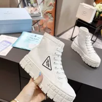 Cheap Prada High Top Shoes For Women #1289259 Replica Wholesale [$82.00 USD] [ITEM#1289259] on Replica Prada High Top Shoes