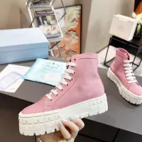 Cheap Prada High Top Shoes For Women #1289260 Replica Wholesale [$82.00 USD] [ITEM#1289260] on Replica Prada High Top Shoes