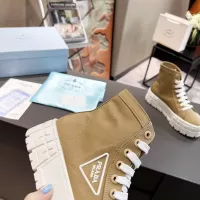 Cheap Prada High Top Shoes For Women #1289262 Replica Wholesale [$82.00 USD] [ITEM#1289262] on Replica Prada High Top Shoes