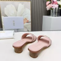 Cheap Christian Dior Slippers For Women #1289412 Replica Wholesale [$85.00 USD] [ITEM#1289412] on Replica Christian Dior Slippers