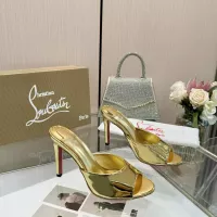 Cheap Christian Louboutin CL Slippers For Women #1289416 Replica Wholesale [$76.00 USD] [ITEM#1289416] on Replica Christian Louboutin CL Slippers