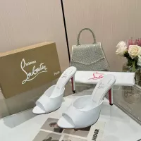 Cheap Christian Louboutin CL Slippers For Women #1289417 Replica Wholesale [$76.00 USD] [ITEM#1289417] on Replica Christian Louboutin CL Slippers