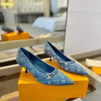 Cheap Louis Vuitton High-Heeled Shoes For Women #1289455 Replica Wholesale [$115.00 USD] [ITEM#1289455] on Replica Louis Vuitton High-Heeled Shoes