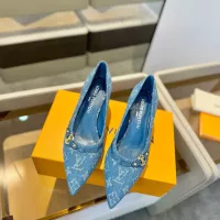 Cheap Louis Vuitton High-Heeled Shoes For Women #1289455 Replica Wholesale [$115.00 USD] [ITEM#1289455] on Replica Louis Vuitton High-Heeled Shoes