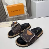 Cheap Louis Vuitton Slippers For Women #1289477 Replica Wholesale [$80.00 USD] [ITEM#1289477] on Replica Louis Vuitton Slippers