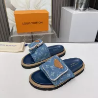 Cheap Louis Vuitton Slippers For Women #1289479 Replica Wholesale [$80.00 USD] [ITEM#1289479] on Replica Louis Vuitton Slippers