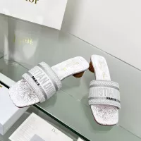 Cheap Christian Dior Slippers For Women #1289523 Replica Wholesale [$85.00 USD] [ITEM#1289523] on Replica Christian Dior Slippers