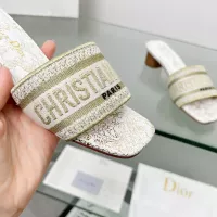 Cheap Christian Dior Slippers For Women #1289524 Replica Wholesale [$85.00 USD] [ITEM#1289524] on Replica Christian Dior Slippers