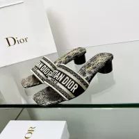 Cheap Christian Dior Slippers For Women #1289525 Replica Wholesale [$85.00 USD] [ITEM#1289525] on Replica Christian Dior Slippers