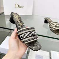 Cheap Christian Dior Slippers For Women #1289525 Replica Wholesale [$85.00 USD] [ITEM#1289525] on Replica Christian Dior Slippers