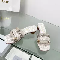 Cheap Christian Dior Slippers For Women #1289526 Replica Wholesale [$85.00 USD] [ITEM#1289526] on Replica Christian Dior Slippers