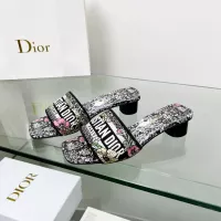 Cheap Christian Dior Slippers For Women #1289529 Replica Wholesale [$85.00 USD] [ITEM#1289529] on Replica Christian Dior Slippers