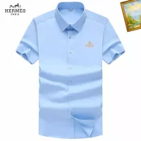 Cheap Hermes Shirts Short Sleeved For Men #1289818 Replica Wholesale [$38.00 USD] [ITEM#1289818] on Replica Hermes Shirts