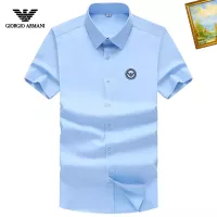 Cheap Armani Shirts Short Sleeved For Men #1289867 Replica Wholesale [$38.00 USD] [ITEM#1289867] on Replica Armani Shirts