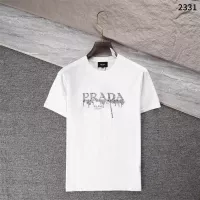 Cheap Prada T-Shirts Short Sleeved For Men #1289898 Replica Wholesale [$32.00 USD] [ITEM#1289898] on Replica Prada T-Shirts