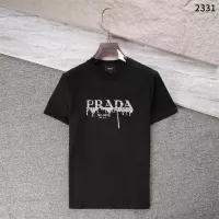 Cheap Prada T-Shirts Short Sleeved For Men #1289900 Replica Wholesale [$32.00 USD] [ITEM#1289900] on Replica Prada T-Shirts