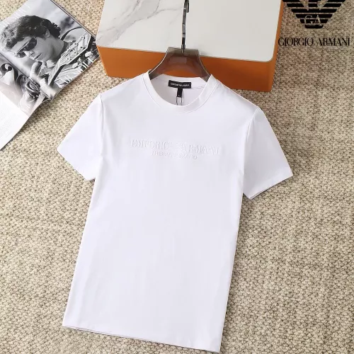 Armani T-Shirts Short Sleeved For Men #1290285